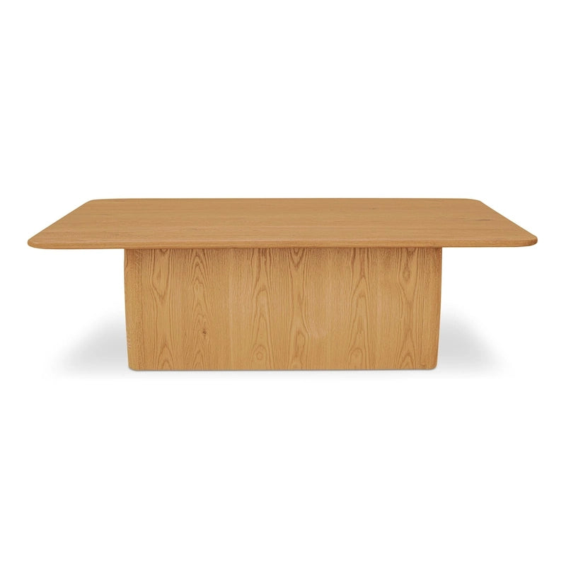 Rectangular Coffee Table With Round Corners - 55W x36D x17H