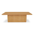 Rectangular Coffee Table With Round Corners - 55W x36D x17H