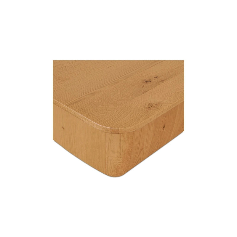 Rectangular Coffee Table With Round Corners - 55W x36D x17H