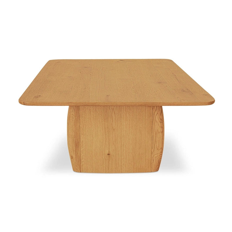 Rectangular Coffee Table With Round Corners - 55W x36D x17H