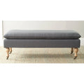 Pillowtop Grey/ Sage Bench - 0 - 52 W x 21 D x 19 H - 52Wx21Dx19H