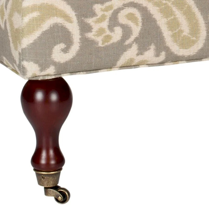 Pillowtop Grey/ Sage Bench - 0 - 52 W x 21 D x 19 H - 52Wx21Dx19H