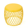 19-inch Round Lattice Side Table