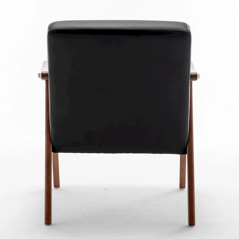 26.37 Wide Faux Leather Accent Chair