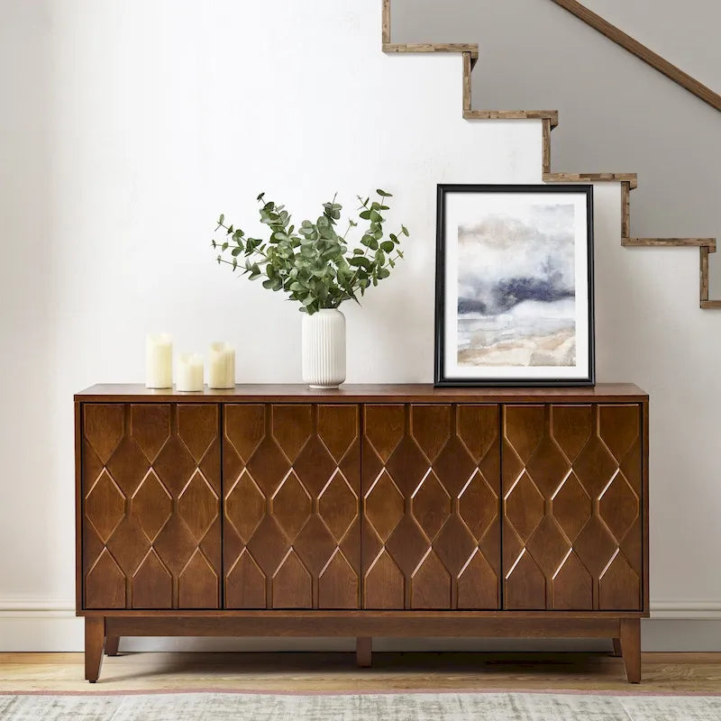 Modern Storage Sideboard Storage with Adjustable Shelves