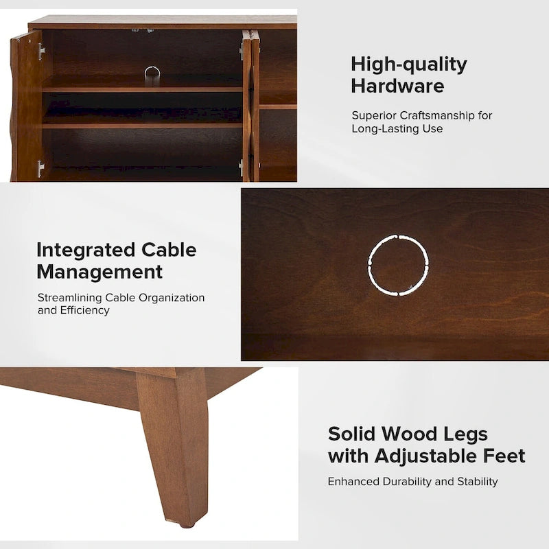 Modern Storage Sideboard Storage with Adjustable Shelves
