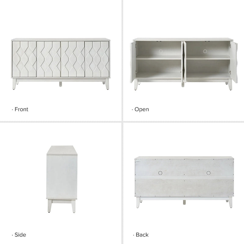 Modern Storage Sideboard Storage with Adjustable Shelves