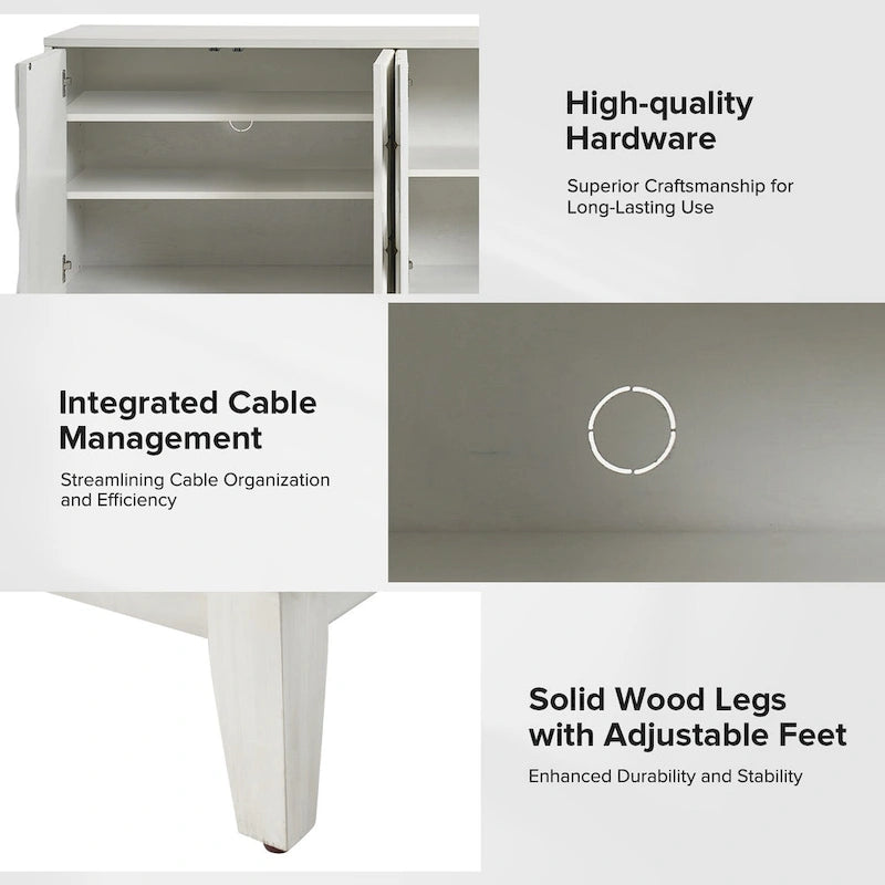 Modern Storage Sideboard Storage with Adjustable Shelves