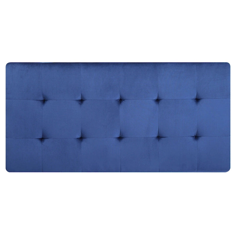 Oversized Velvet Ottoman