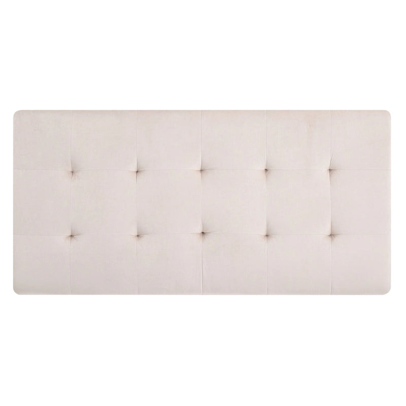 Oversized Velvet Ottoman