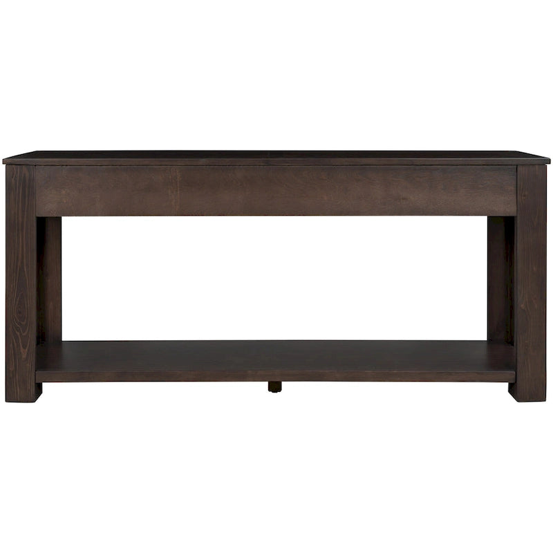Sofa Table with Storage Drawers