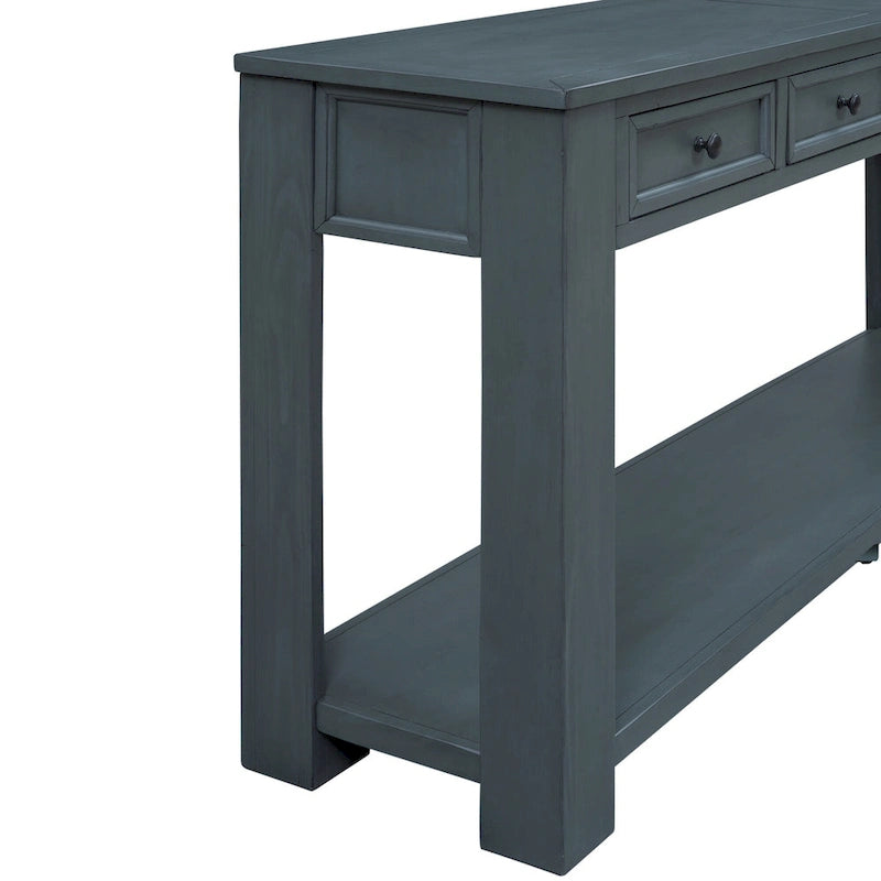 Sofa Table with Storage Drawers
